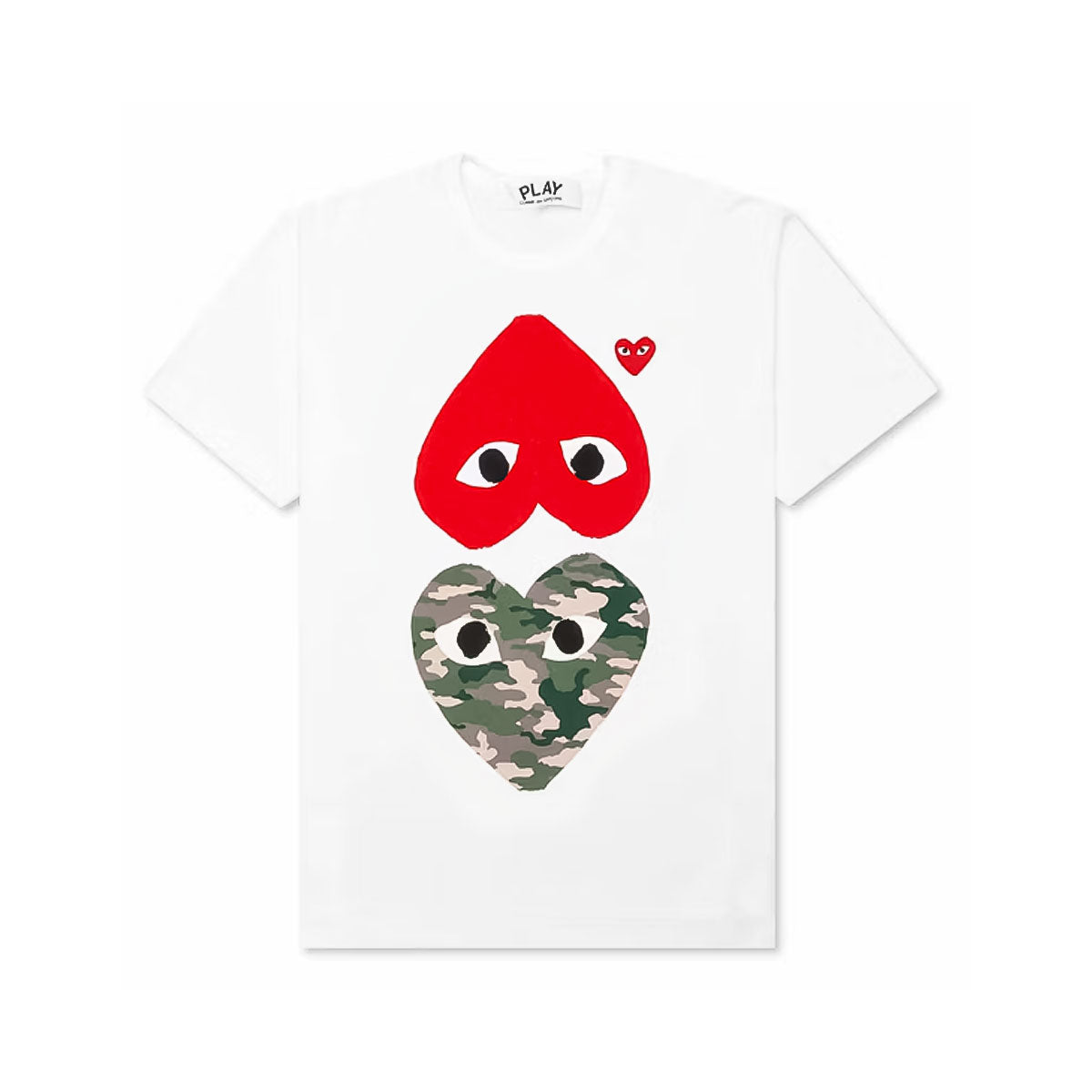 PLAY CDG "Upside Down Camo" T-SHIRT プレイ コム デ ギャルソン "アップサイド ダウン カモ" Tシャツ【AX-T248-051】