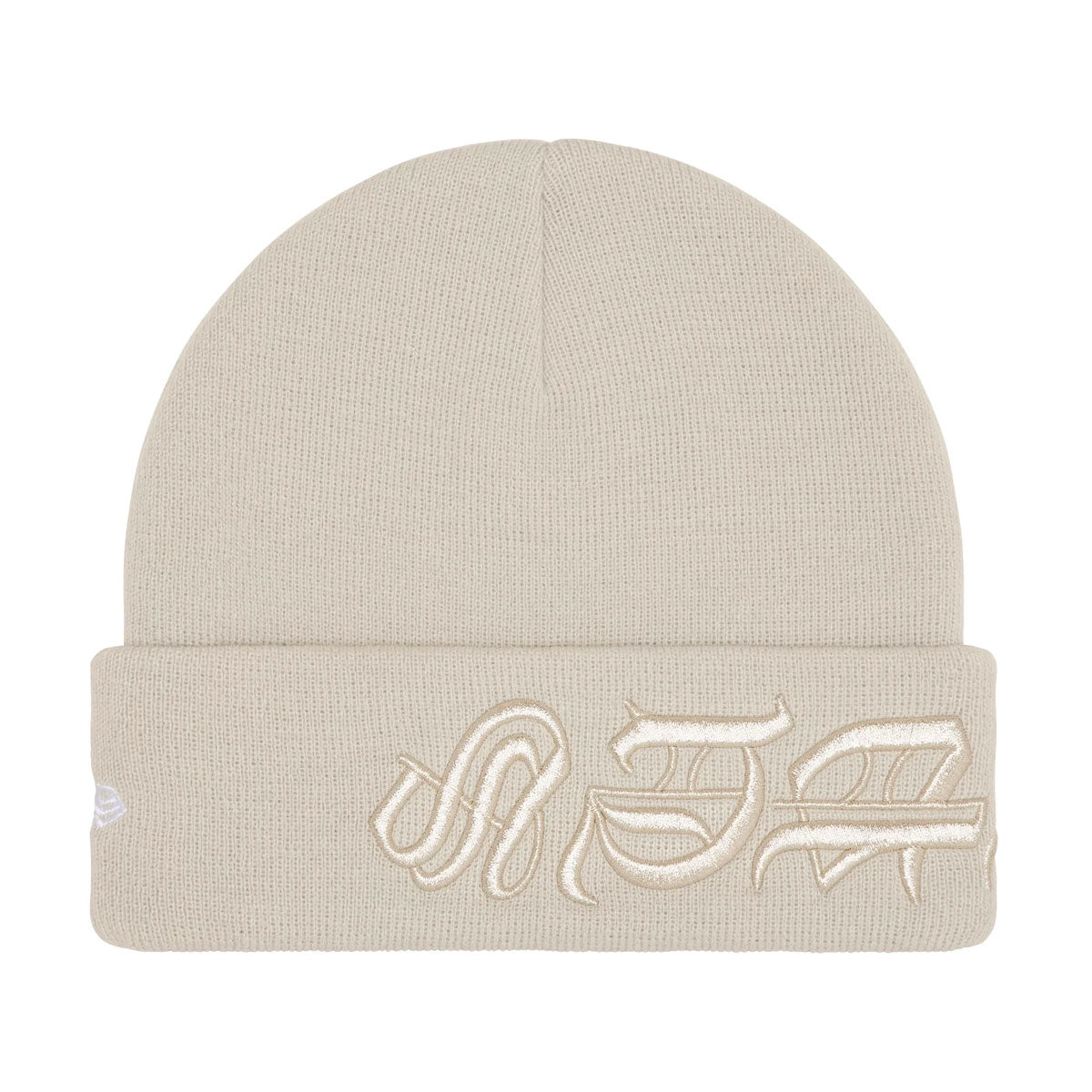 Supreme × New Era -  Blackletter Beanie GRAY