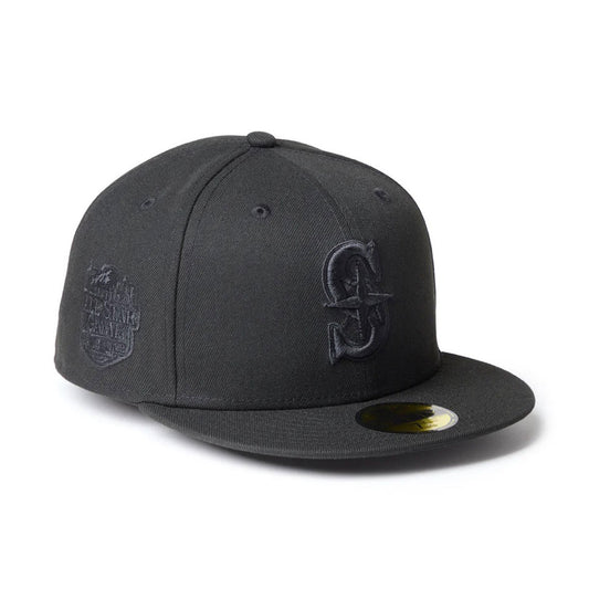 NEW ERA - Seattle Mariners 59FIFTY BLACK ON BLACK 【14745138】