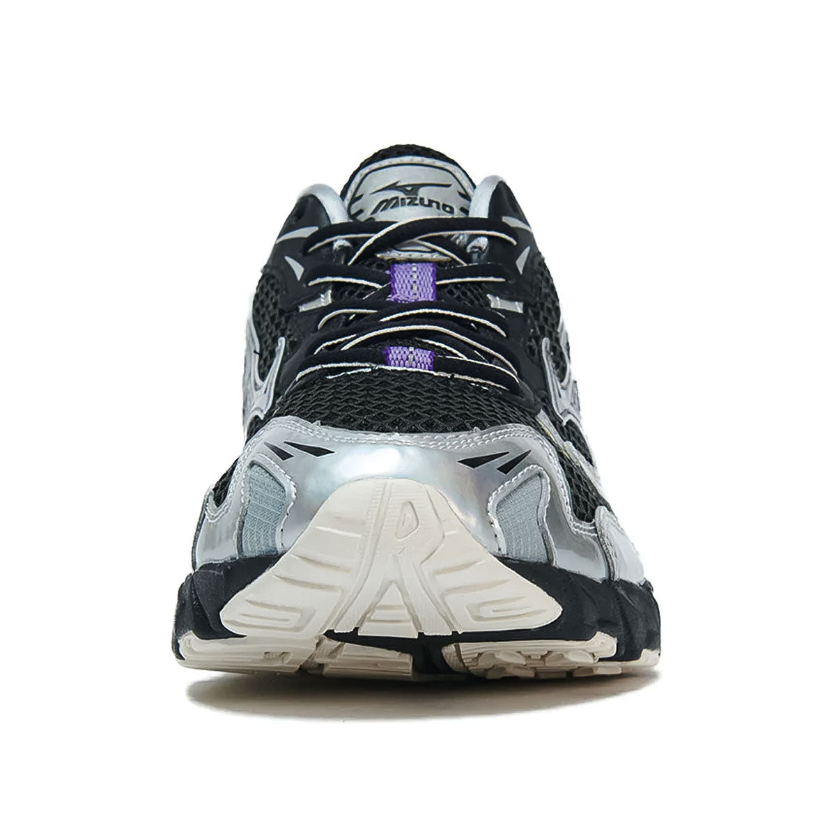 MIZUNO - WAVE RIDER 10 BLACK/BLACK/SILVER【D1GA250601】