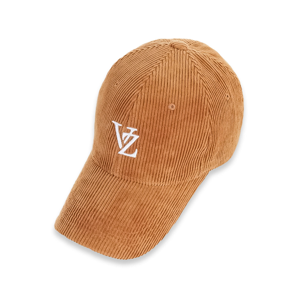 VARZAR バザール 3D Monogram Pigment Wash Corduroy Overfit Ball Cap BROWN