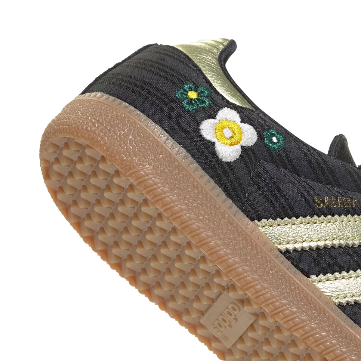 adidas - SAMBA OG W Core Black/Gold Metallic/Gum 【IH1331】