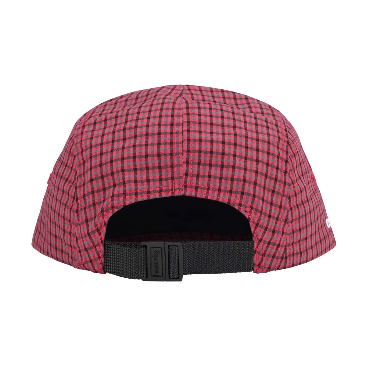 Supreme - Cordura Plaid Camp Cap Red