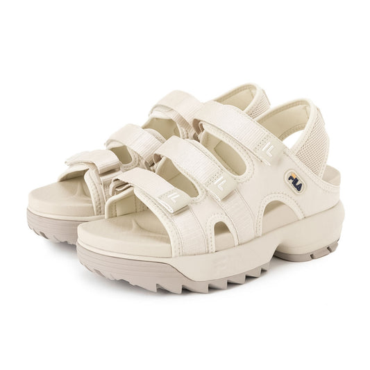 FILA - DISRUPTOR SD PUFFY BEIGE/TANGERINE/FILA NAVY 【USS24036-922】