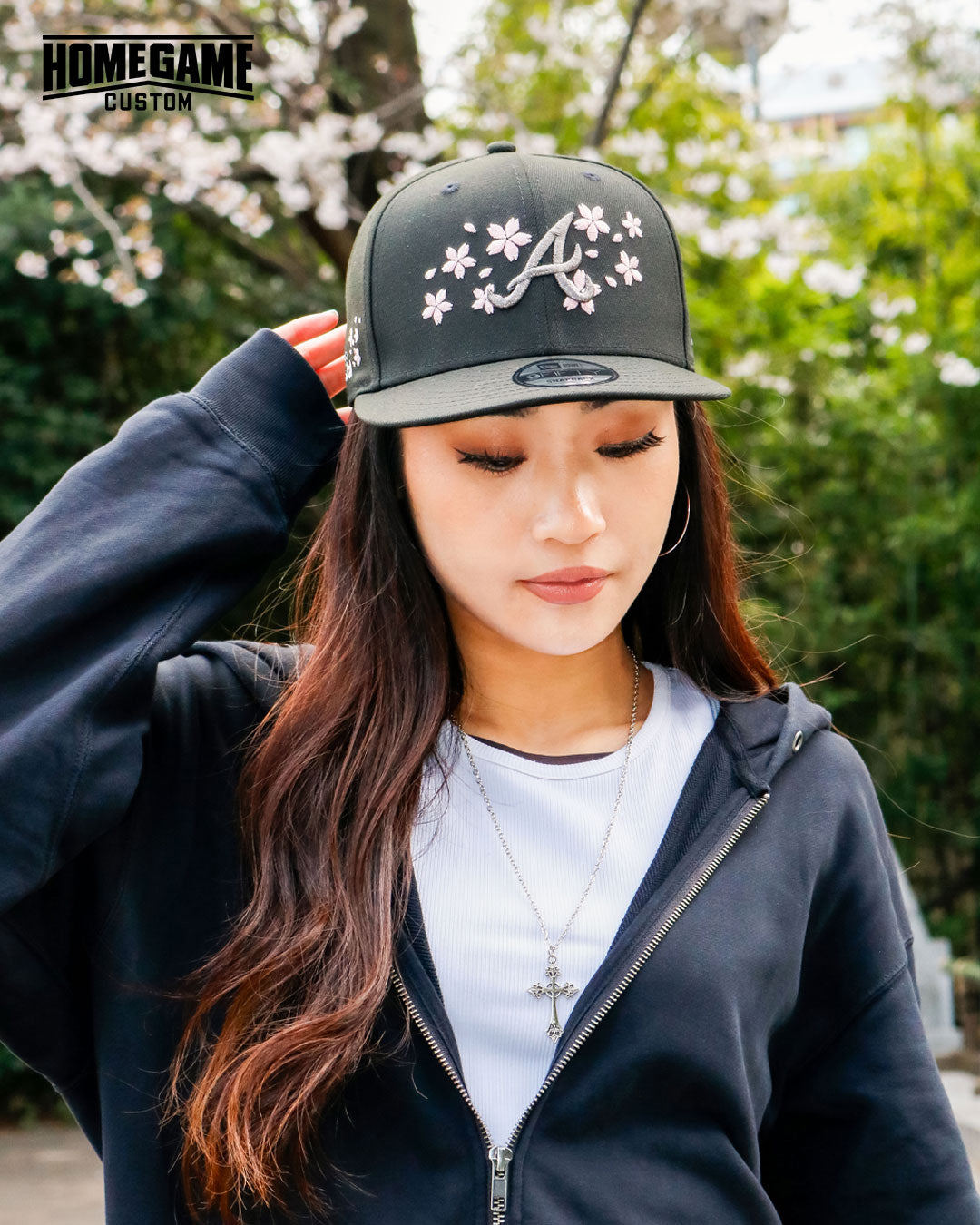 NEW ERA - ATLANTA BRAVES CO SAKURA 9FIFTY BLACK 【71027536