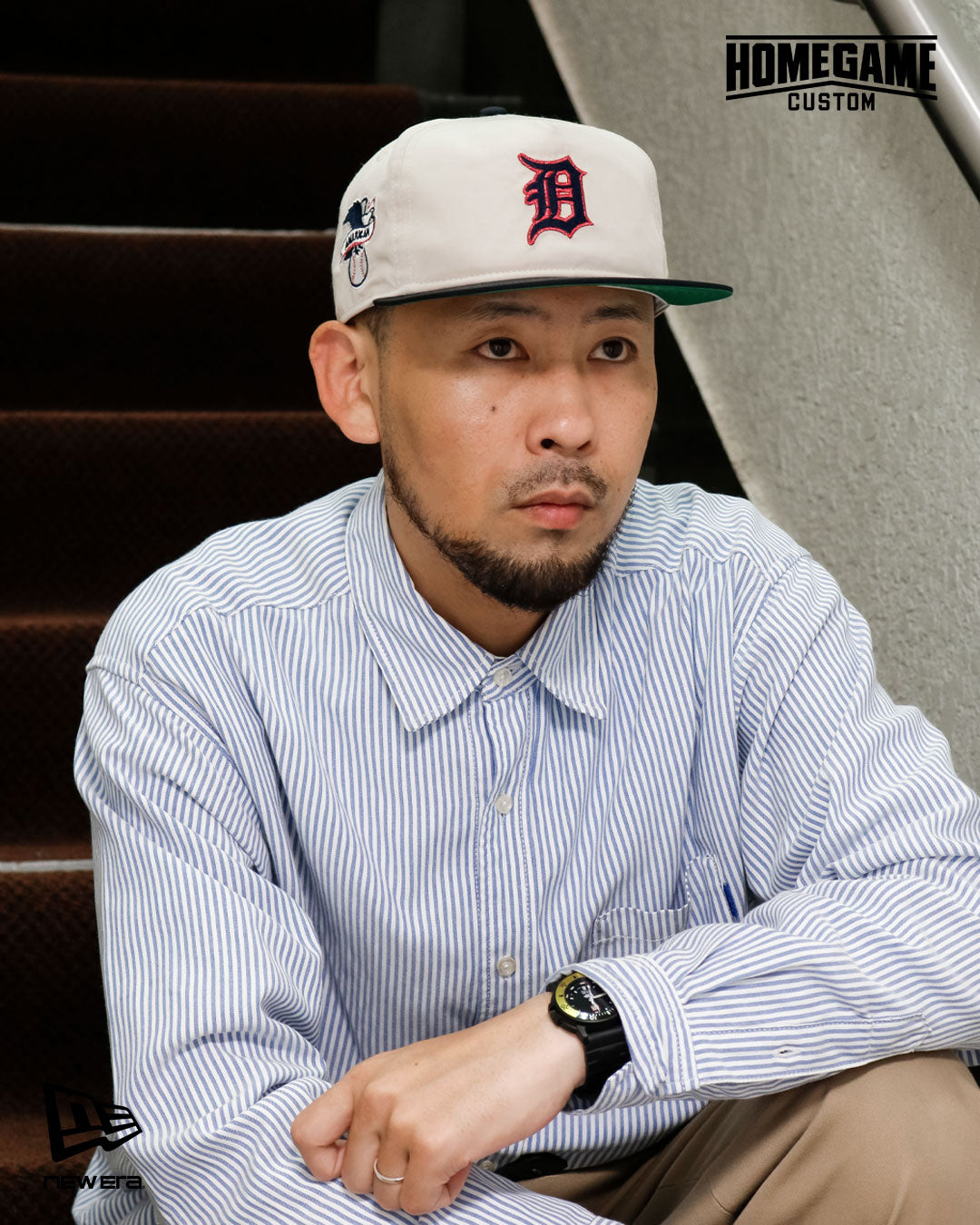 NEW ERA - DETROIT TIGERS CO OL 19TWENTY STONE/NAVY【15162395】