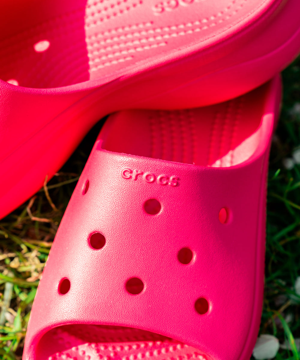 crocs - WMNS Bae Slide Dragon Fruit 【211108-6ZQ】