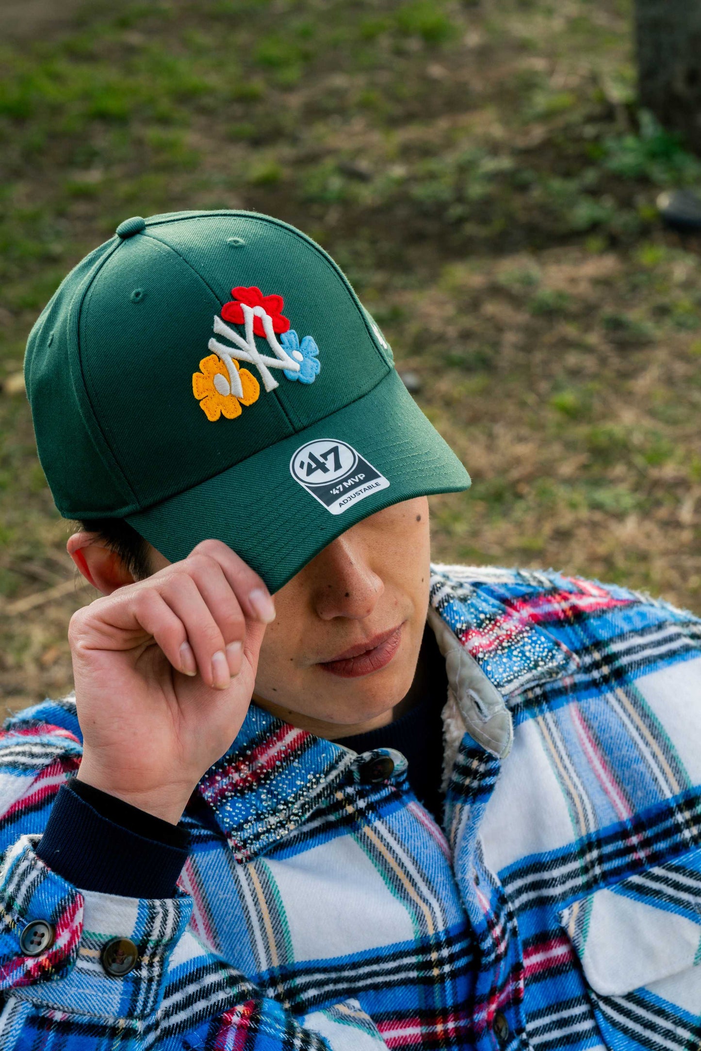 ’47 BRAND New York Yankees - MVP FLORA DARK GREEN【14920535 47A-MVP-B-GLRYM17HTS-DG】