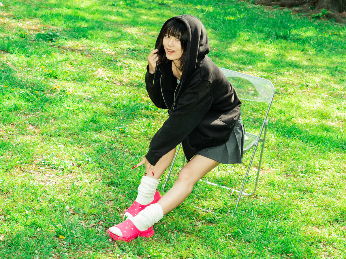 crocs - WMNS Bae Slide Dragon Fruit 【211108-6ZQ】