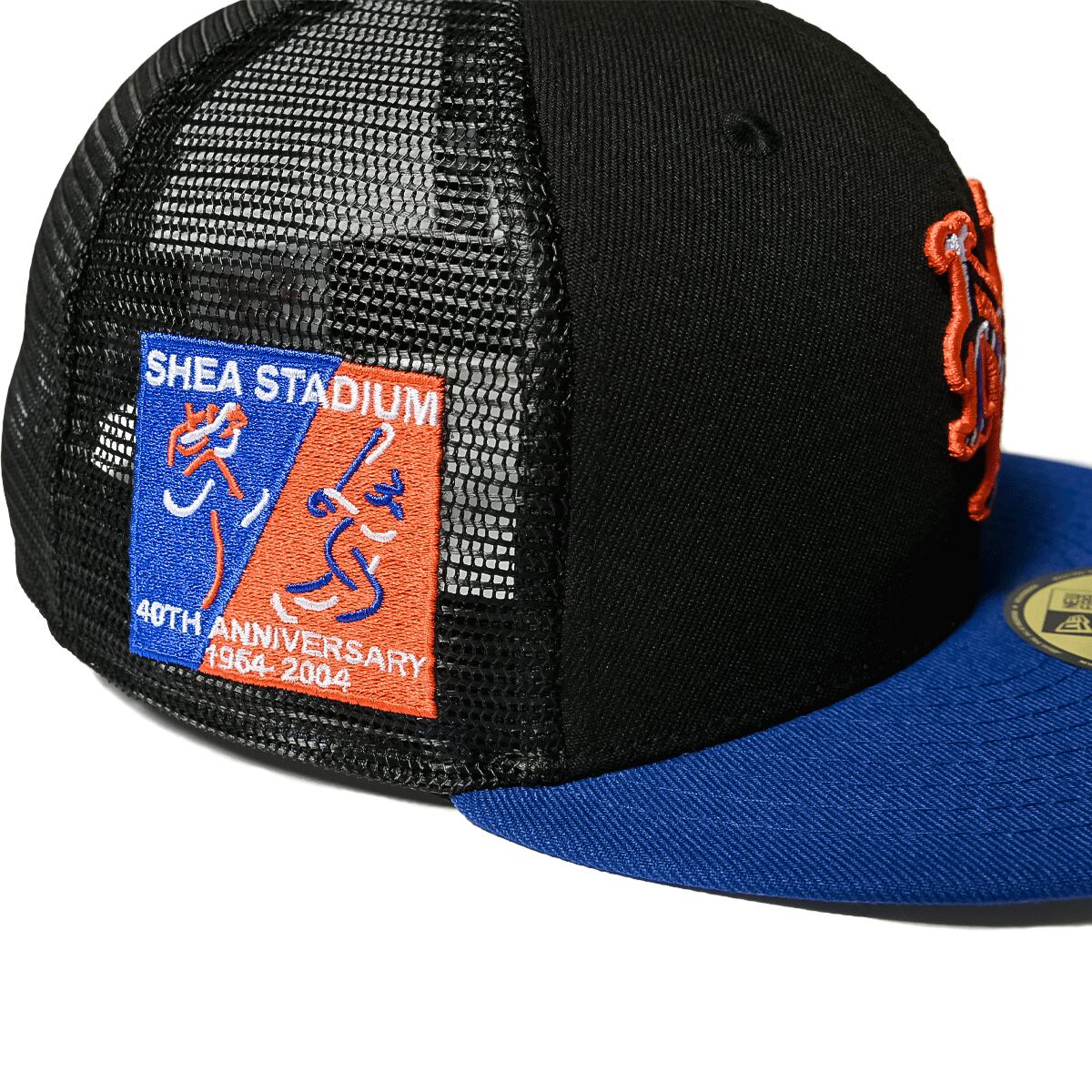 NEW ERA - NEW YORK METS CO 40TH ANV 59FIFTY TRUCKER BLACK/LRYL【70890658】