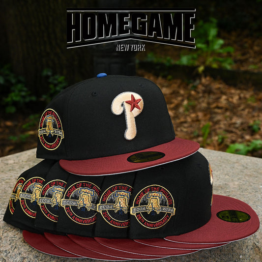 NEW ERA Philadelphia Phillies - 59Fifty 20th Anniversary Black/Heather Red