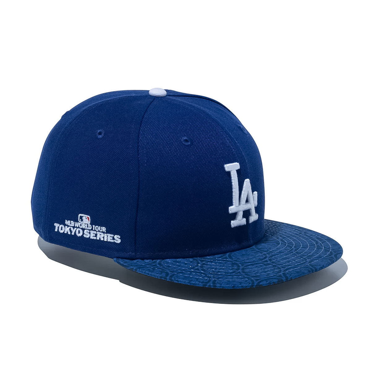 NEW ERA Los Angeles Dodgers - 9FIFTY MLB WORLD TOUR TOKYO DARK ROYAL PRINT VISOR 【14542673】