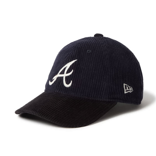 NEW ERA Atlanta Braves - Youth 9TWENTY Corduroy NAVY/BLACK【14671643】