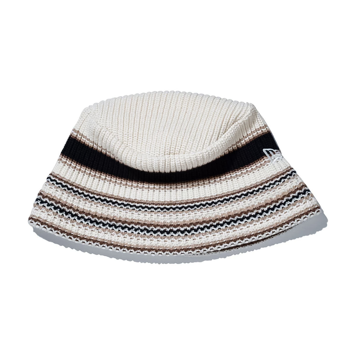 NEW ERA - KNIT BUCKET MULTI BORDER OFF WHITE 【14518193】