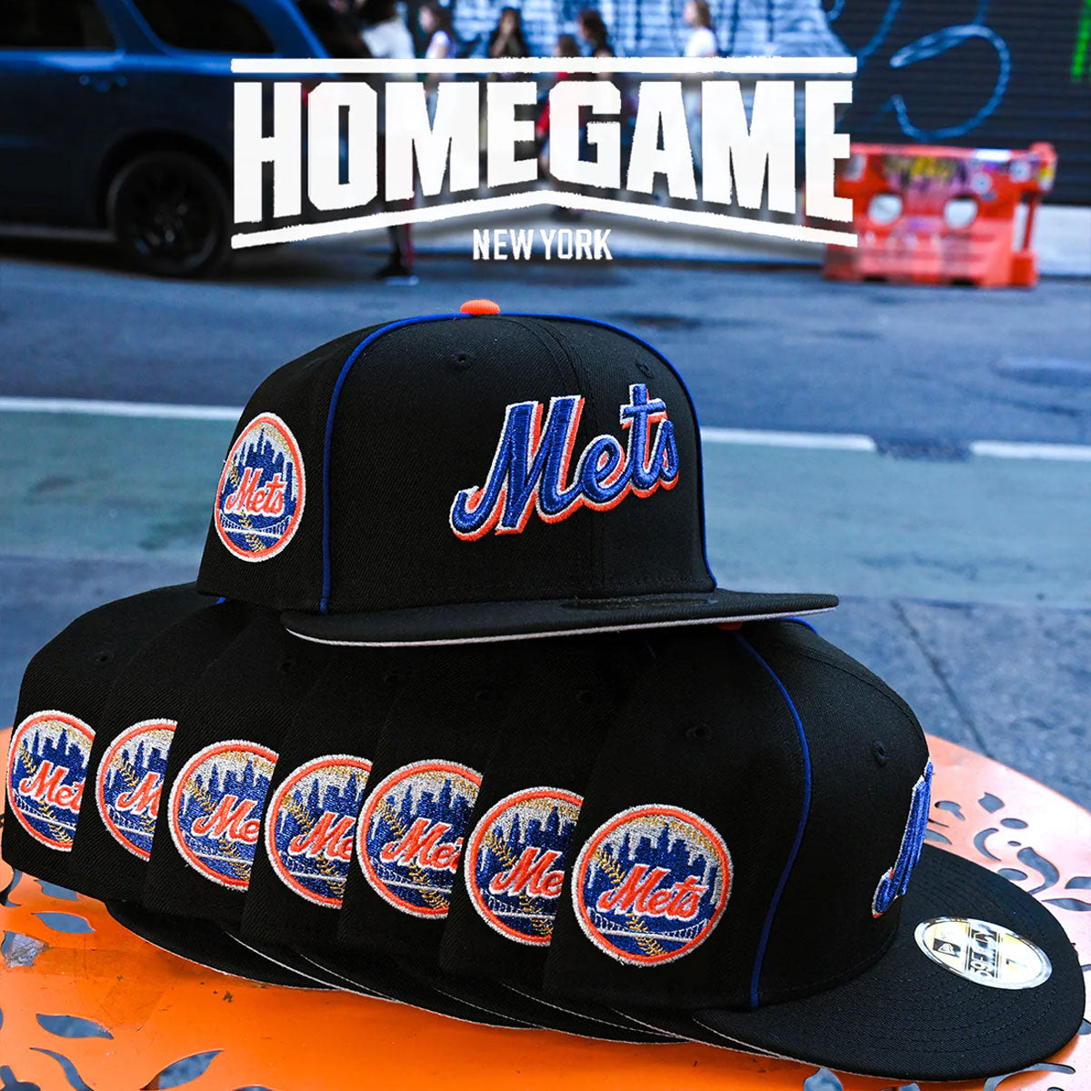 New Era New York Mets Coop 59FIFTY Fitted Cap New Era New York Mets Coop 59FIFTY Fitted Cap