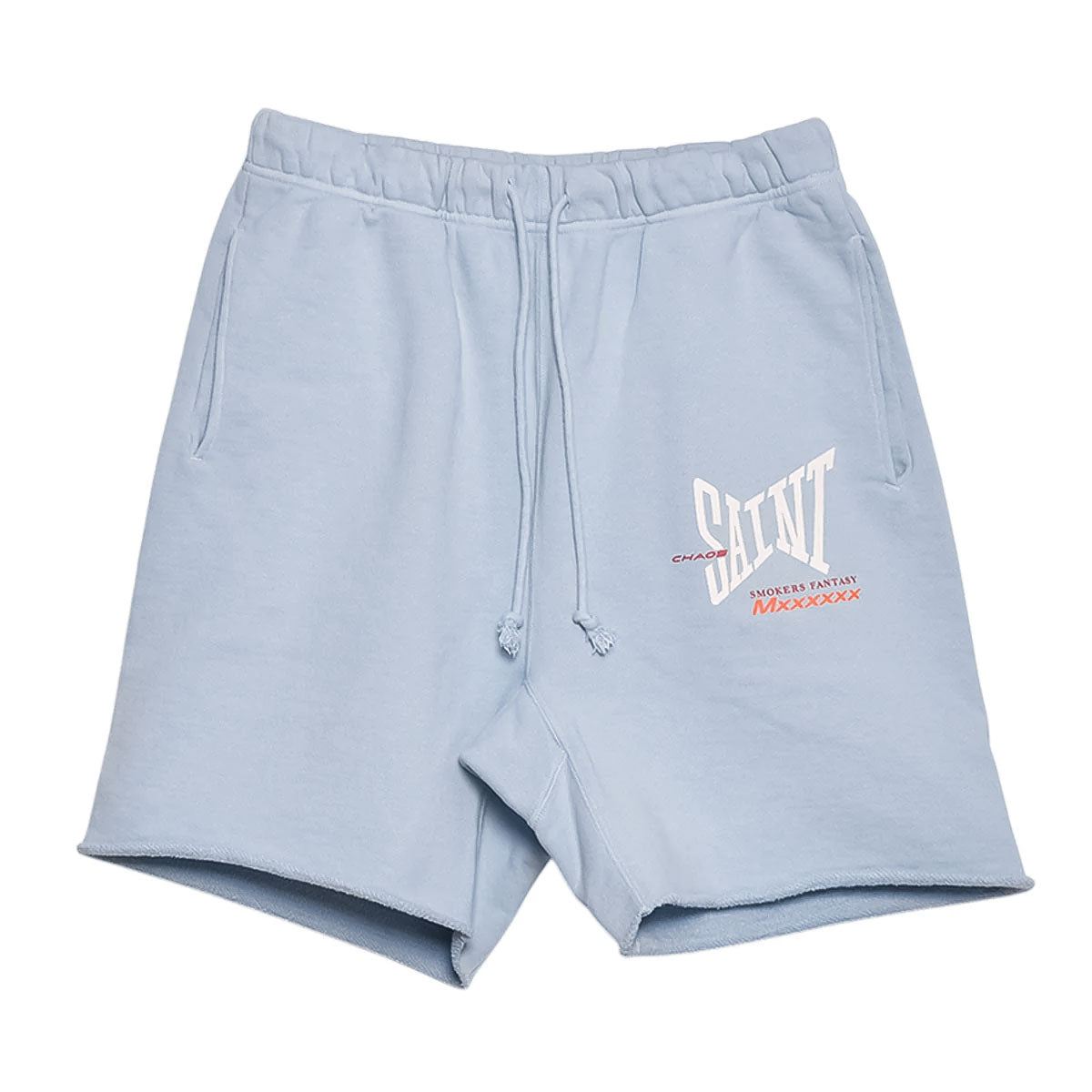 SAINT Mxxxxxx - SWEAT SHORTS RIBON SAINT BLUE 【SM-HR8-0000-060】