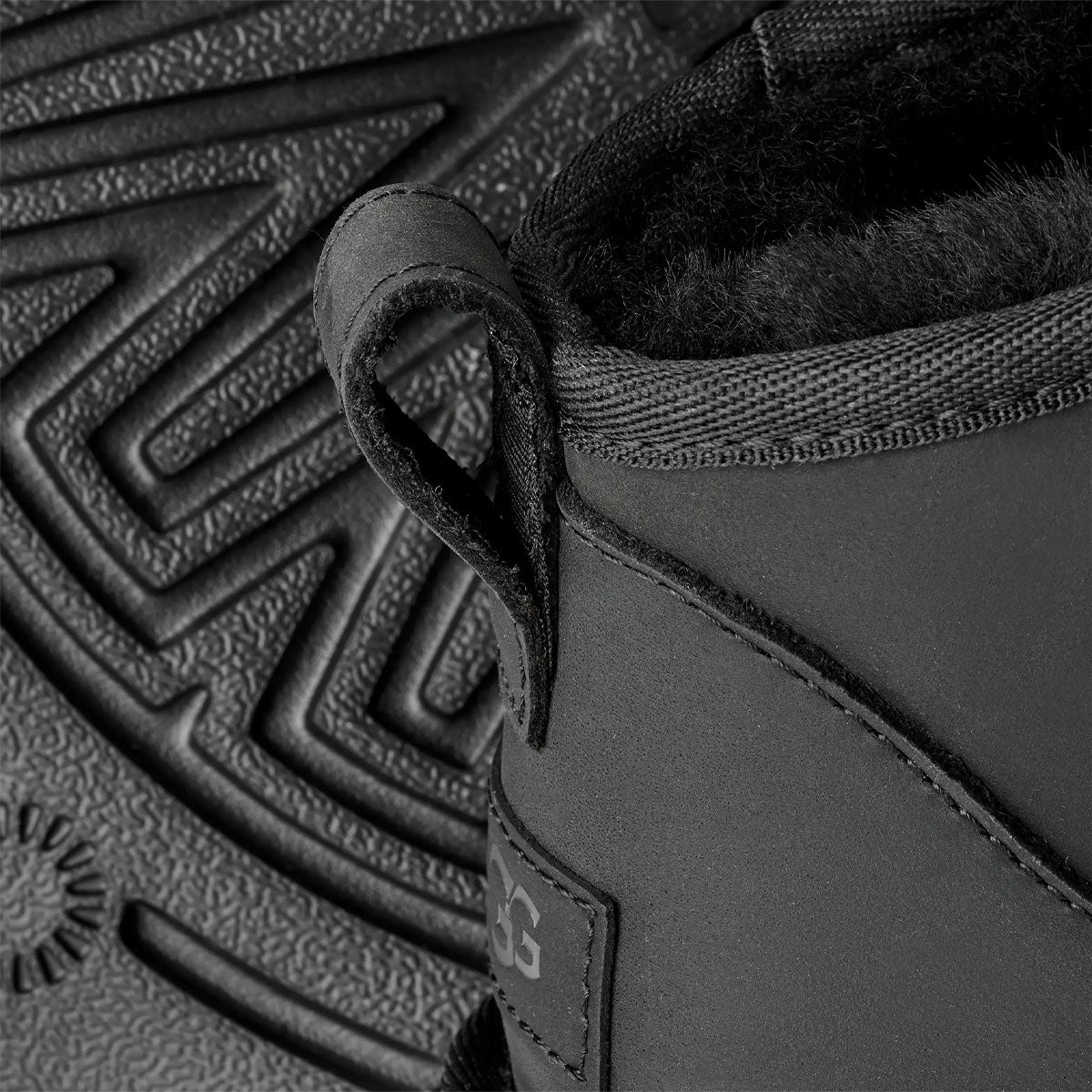 UGG - W CLASSIC ULTRA MINI LTHR 【1174210-BLK】