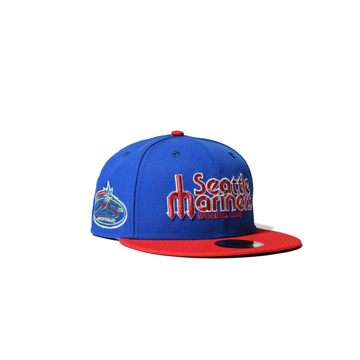 NEW ERA Seattle Mariners - 59FIFTY CO 25TH ANV BLUE BEAD/RED【70895741】