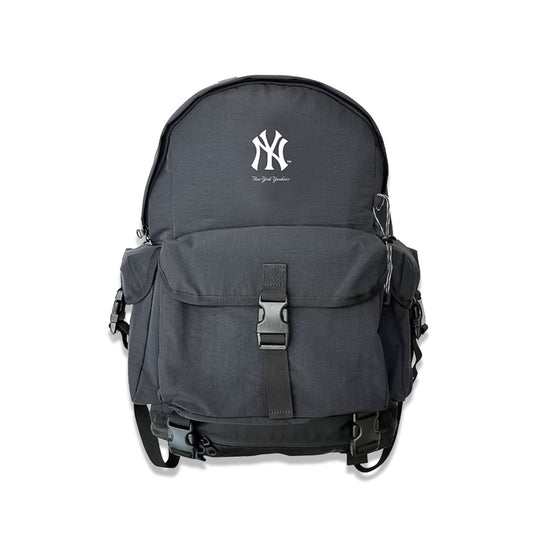 NY YANKEES BACKPACK WITH RAIN COVER BLACK×WHITE 【YK-MBBK183】