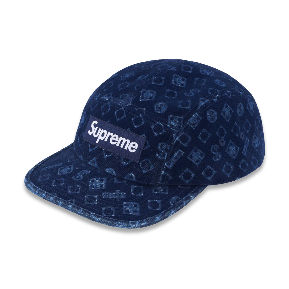 Supreme - Flocked Denim Cap