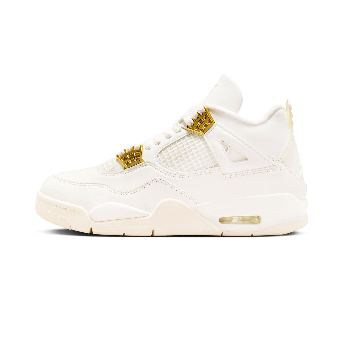 NIKE ナイキ WMNS AIR JODAN 4 RETRO White/Gold ウィメンズ エアジョーダン 4 レトロ ホワイト/ホールド【AQ9129-170】