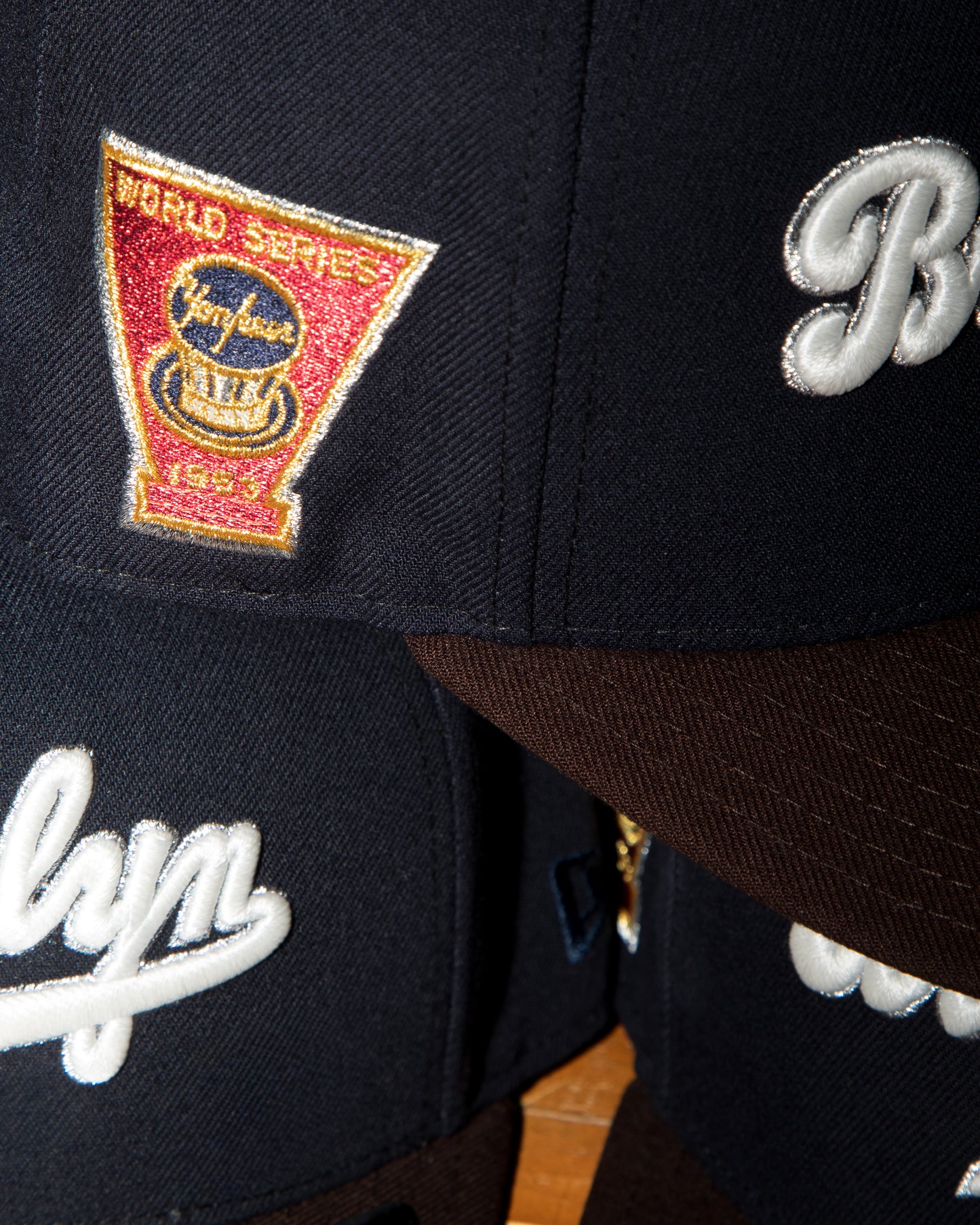 NEW ERA - Brooklyn Dodgers 9Fifty A-Frame Snapback 1953 World Series Navy/Walnut