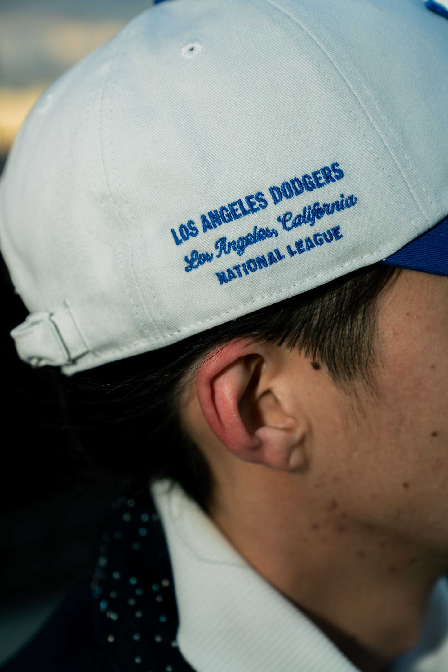 ’47 BRAND Los Angeles Dodgers - CLEAN UP WHITE/BLUE 【4920544 47A-CLP-B-CONTT12CNS-SS】