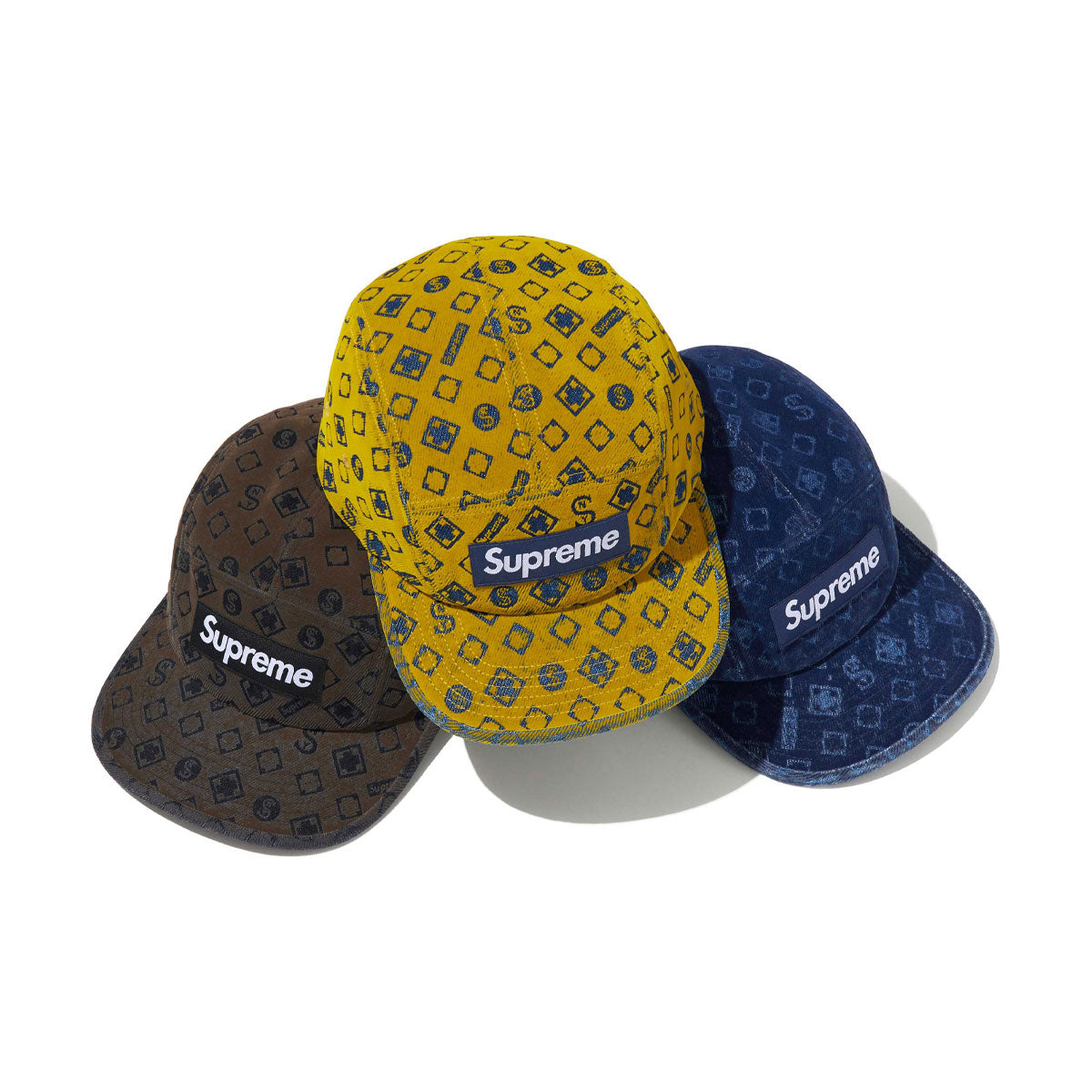 Supreme - Flocked Denim Cap