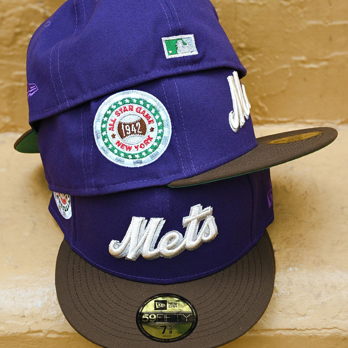 NEW ERA New York Mets - 59FIFTY 1942 ALL STAR GAME PURPLE/WALNUT