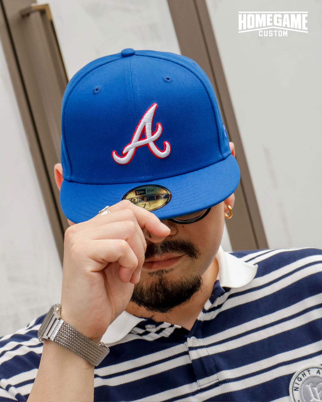 NEW ERA - ATLANTA BRAVES CO OLD AUTHENTIC 59FIFTY LT ROYAL