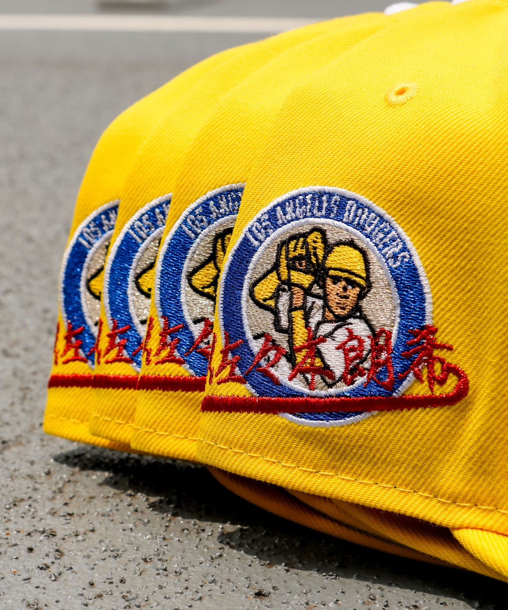 TY MATHIS NEW ERA - Los Angeles Dodgers 59FIFTY Roki Sasaki Patch Yellow