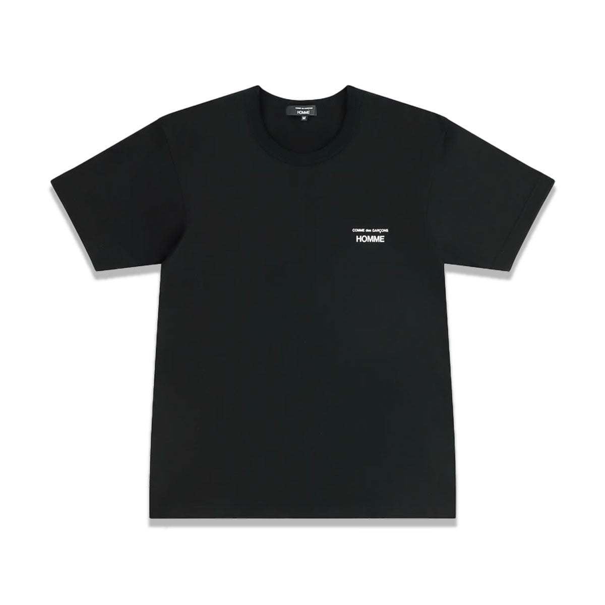 COMME des GARCONS HOMME - COTTON LOGO TEE BLACK 【HO-T101-051】