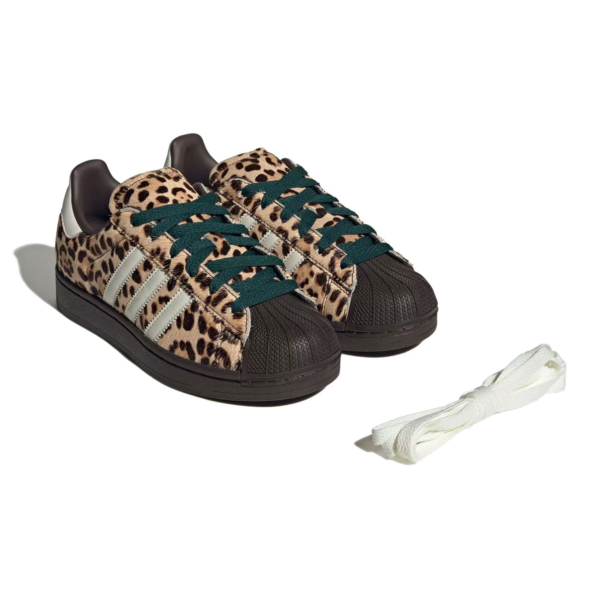 adidas - SUPERSTAR II W Dark Brown/Ivory/Gold Metallic 【KI4203】