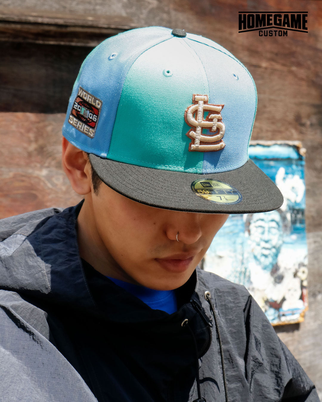 NEW ERA - St. Louis Cardinals 59Fifty 2006 World Series Light Blue/Turquoise/Black