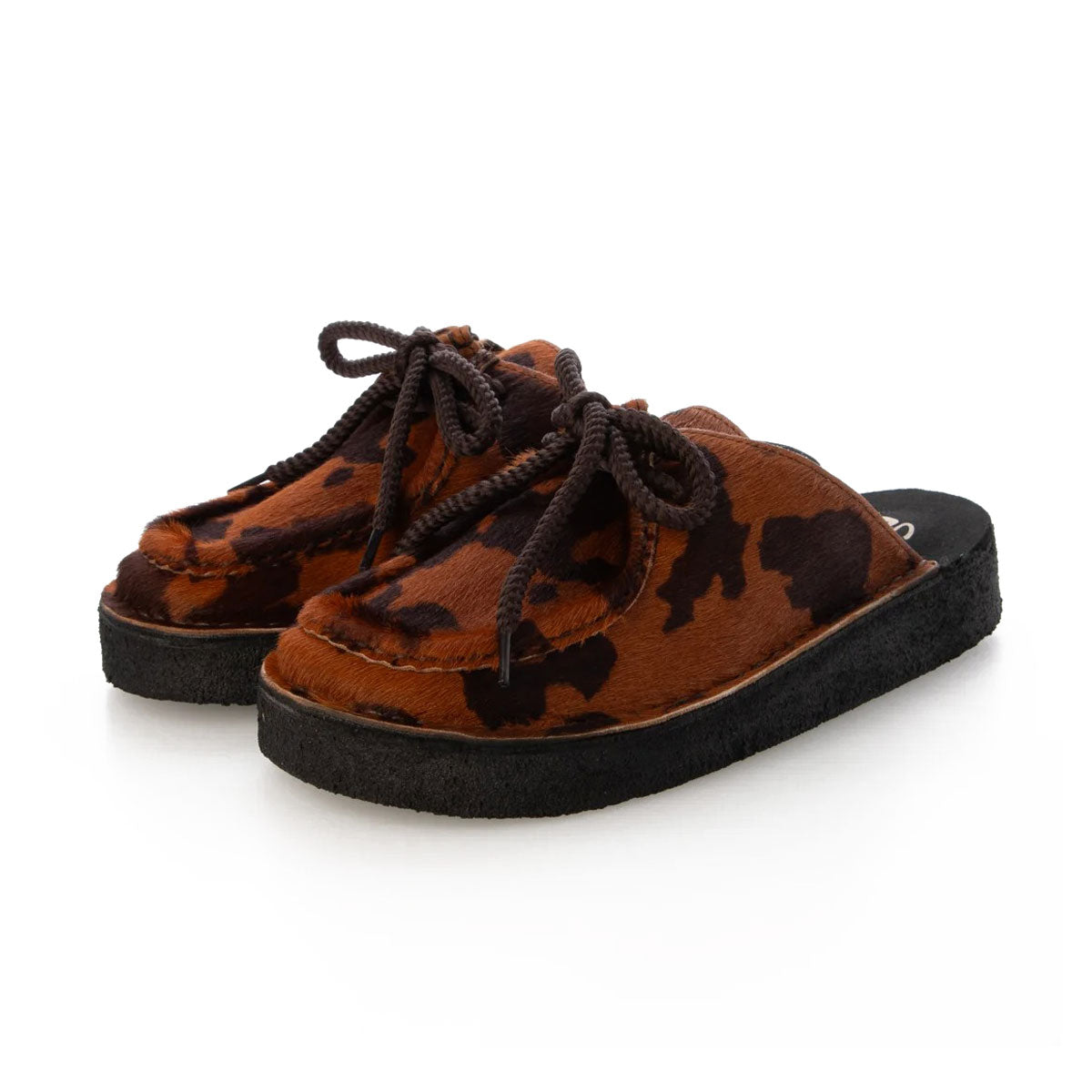 Clarks - DSRTNomad Mule Brown Cow Print 【26183080】