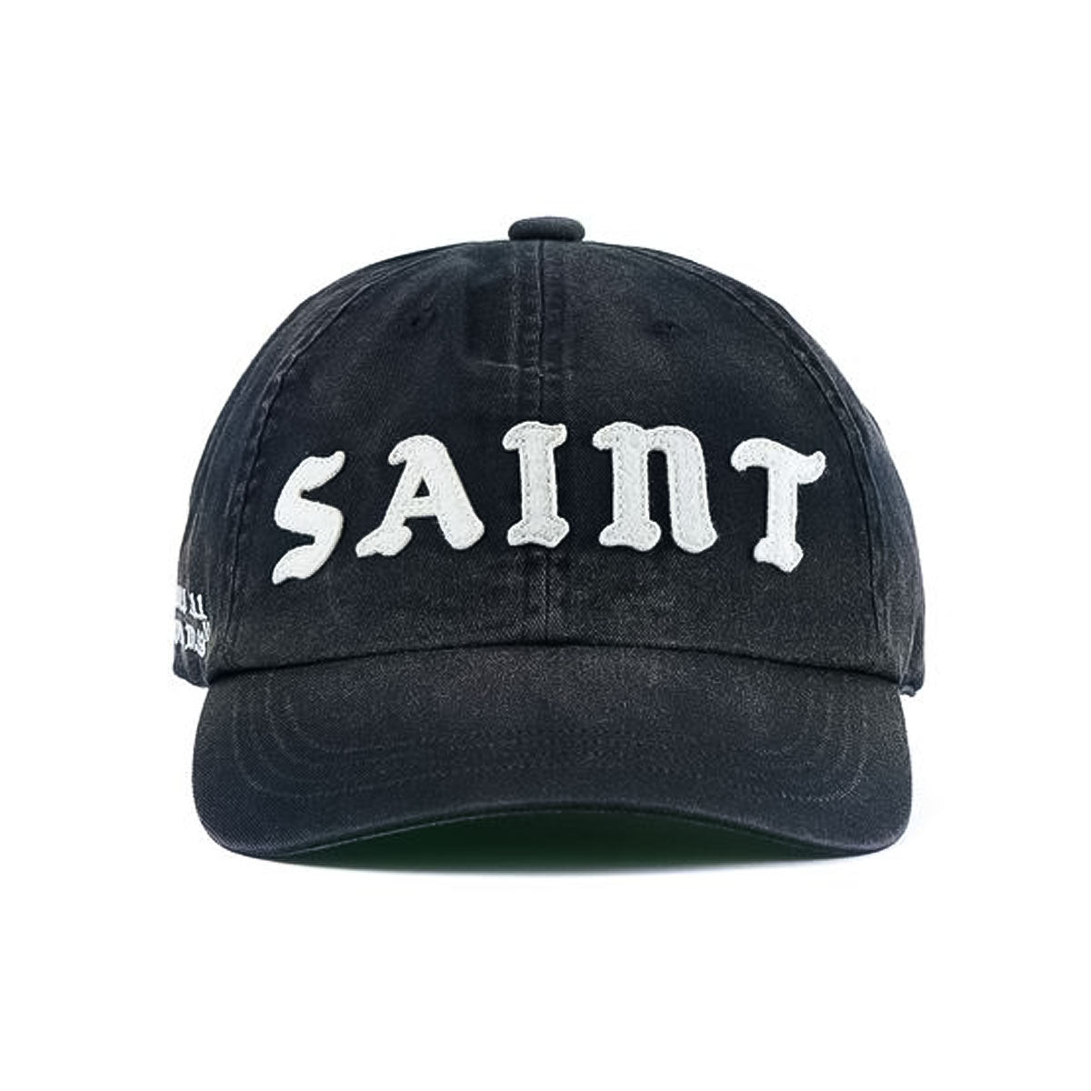 SAINT Mxxxxxx - 6PANEL CAP SAINT BLACK 【SM-HR8-0000-079】