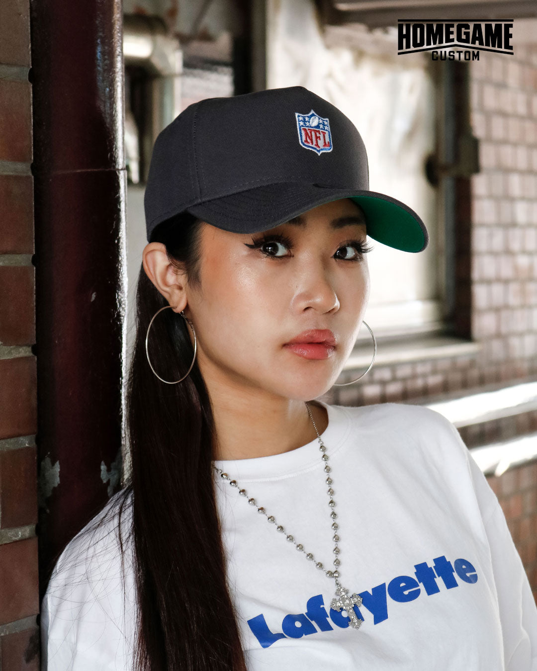 NEW ERA - NFL OFFICIAL SHIELD LOGO CO 9FORTY A-Frame CHARCOAL【15354539】