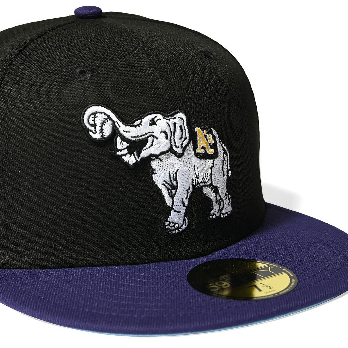 NEW ERA - Oakland Athletics CO 40TH 59FIFTY BLACK/PURPLE【70874627】
