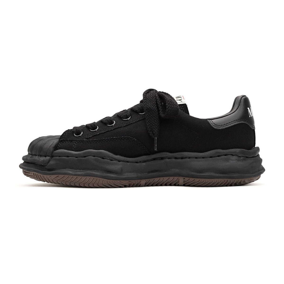 Maison MIHARA YASUHIRO メゾン ミハラヤスヒロ BLAKEY LOW ブレイキーロー OG SOLE CANVAS LOW-TOP SNEAKER BLK/BLK【A08FW735】