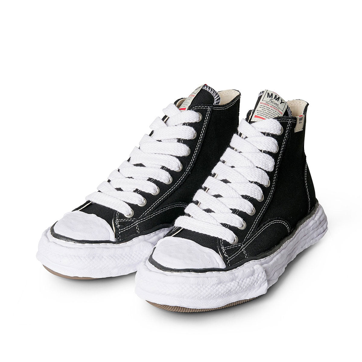 MAISON MIHARA YASUHIRO ミハラヤスヒロ PETERSON OG Sole Canvas High-top Sneaker ピーターソンオリジナルソール キャンバス ハイカットスニーカー WHITE ホワイト【A01FW701】