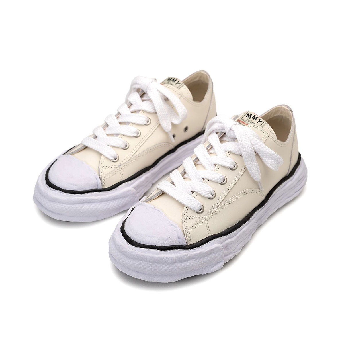 MAISON MIHARA YASUHIRO PETERSON OG Sole Leather Low-top Sneaker "Peterson 23" original sole leather low-cut sneakers [A11FW704]