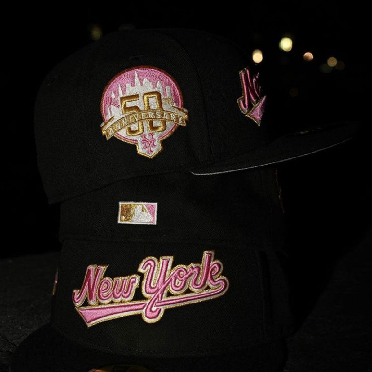 NEW ERA New York Mets - 59FIFTY 50th Anniversary  BLK/PINK