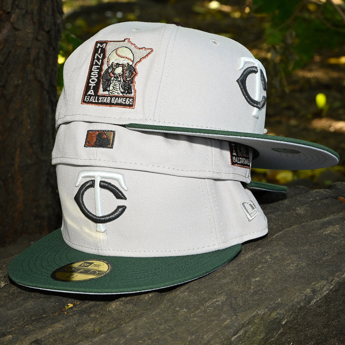 NEW ERA Minnesota Twins - 59Fifty 1965 All Star Game Stone/Emerald Green