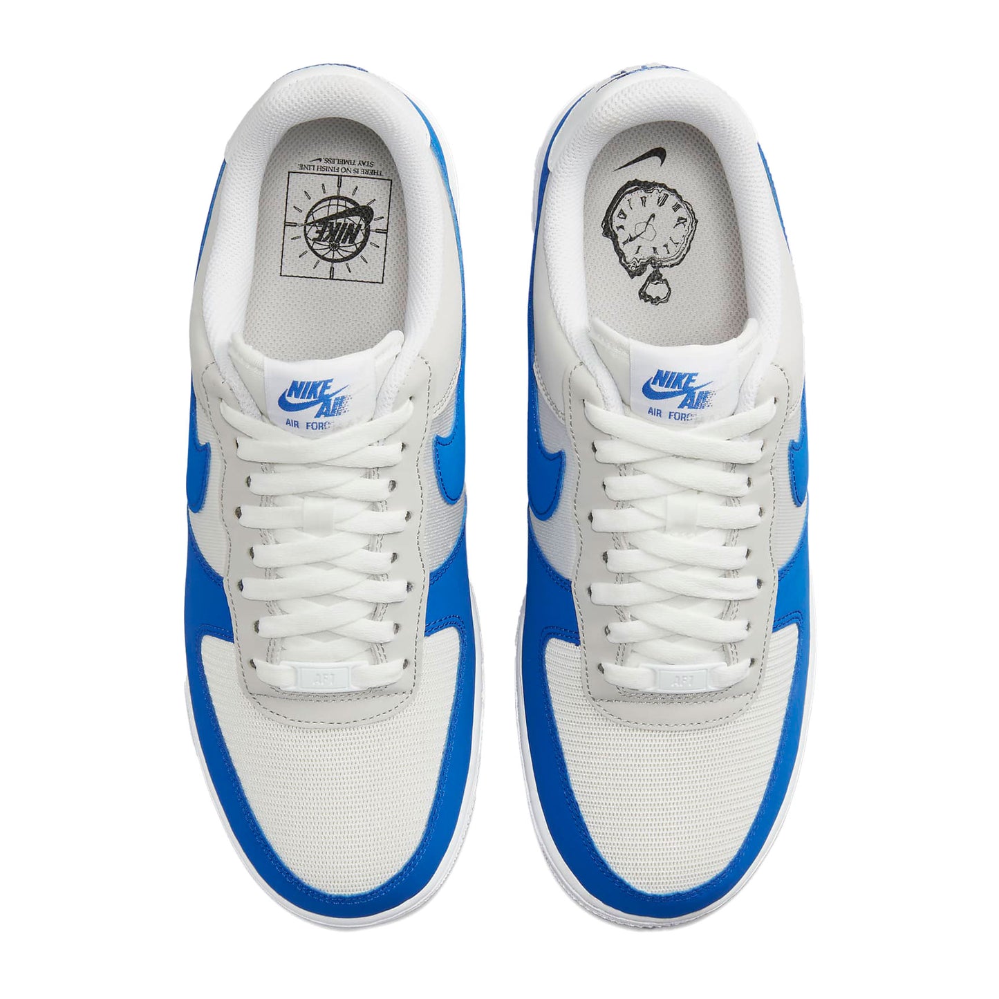 AIR FORCE エアフォース 1 '07 LV8 WHITE/ROYAL-GRAY ホワイト × ロイヤル グレー【FJ5471-121】