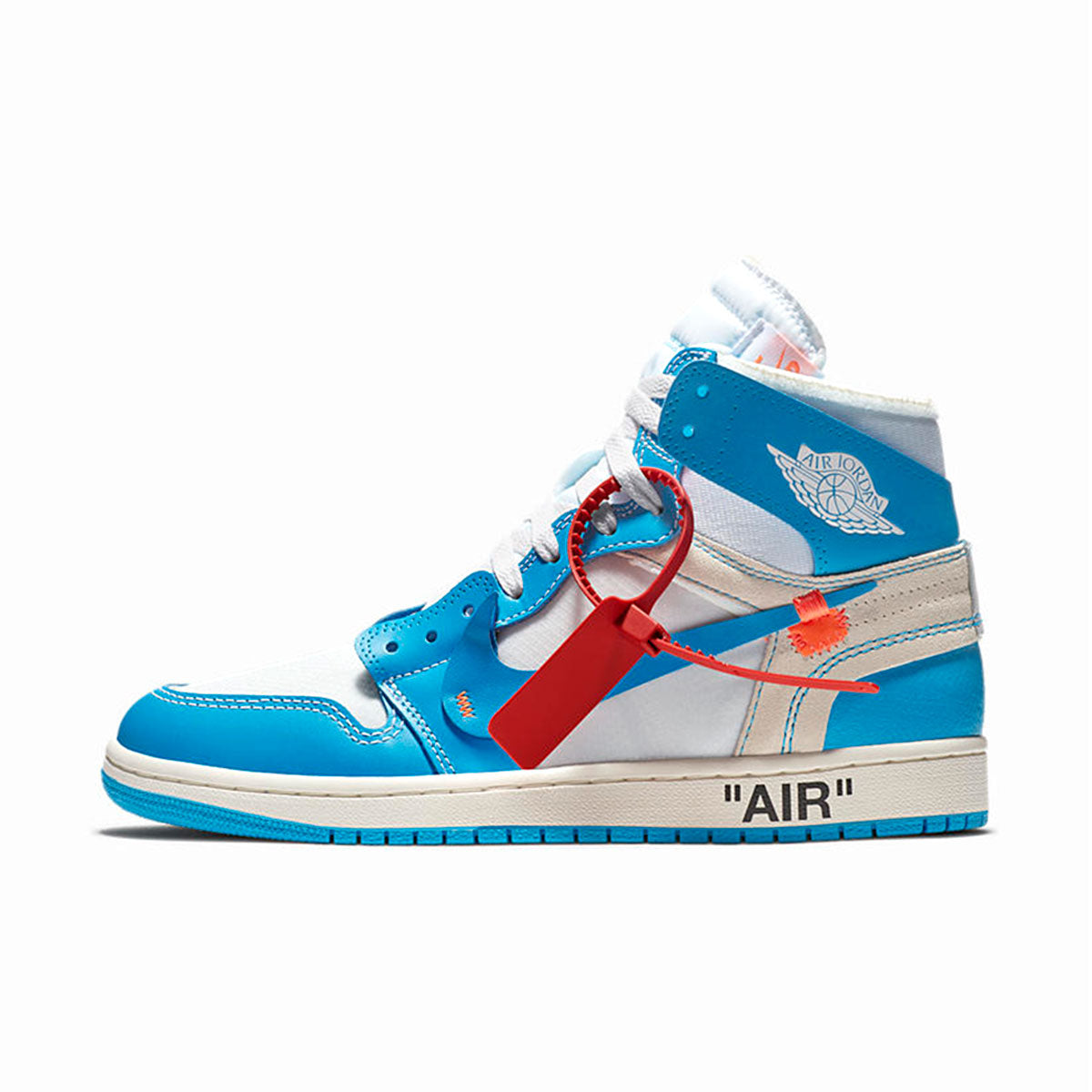 【27.0cm】 NIKE × Off-White Nike Air Jordan 1 High UNC ナイキ × オフホワイト エア ジョーダン  1 ハイ UNC 【AQ0818-148】 【230807077-28】