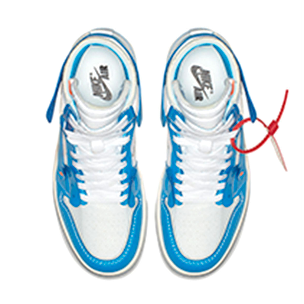 【27.0cm】 NIKE × Off-White Nike Air Jordan 1 High UNC ナイキ × オフホワイト エア ジョーダン 1 ハイ UNC 【AQ0818-148】 【230807077-28】