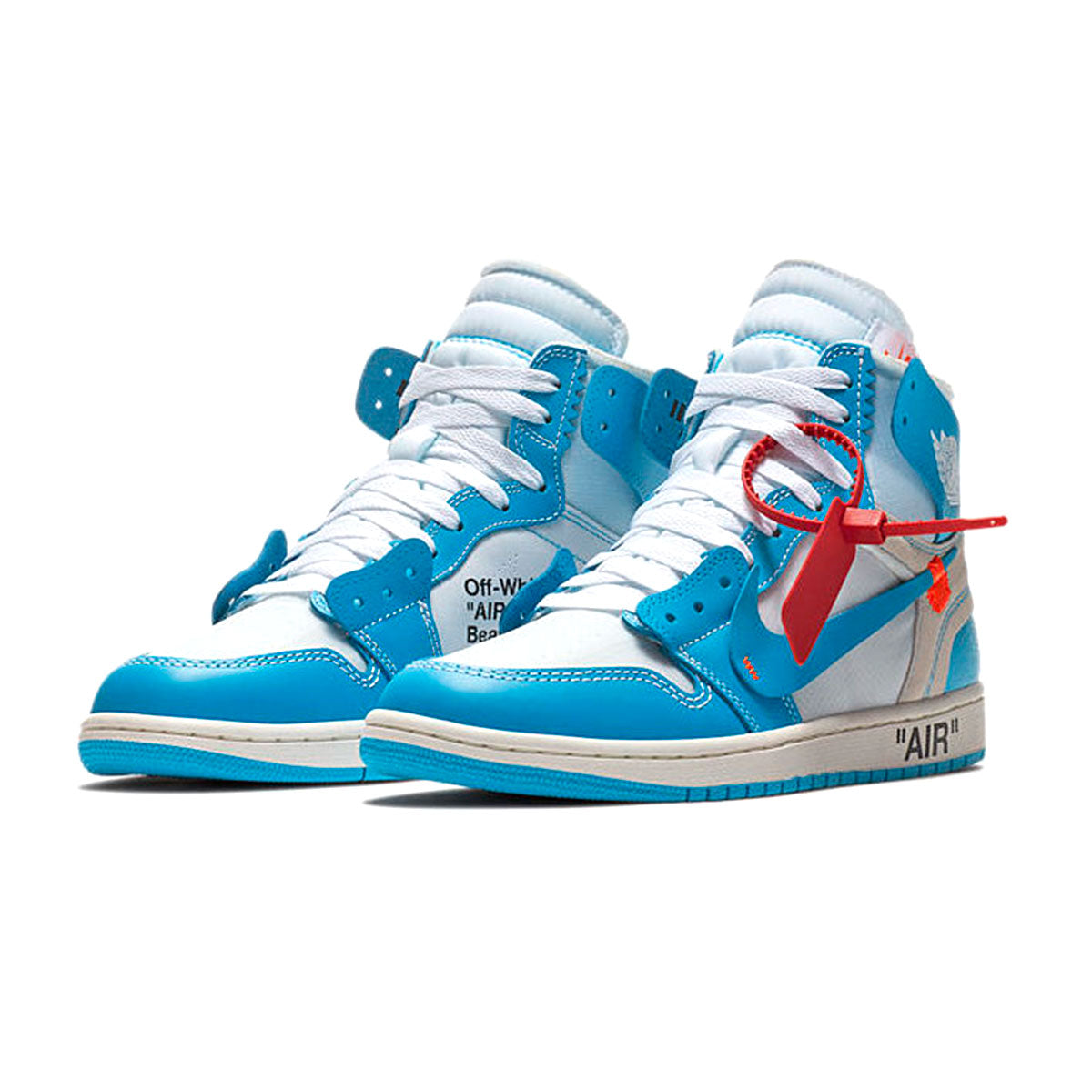 【27.0cm】 NIKE × Off-White Nike Air Jordan 1 High UNC ナイキ × オフホワイト エア ジョーダン  1 ハイ UNC 【AQ0818-148】 【230807077-28】