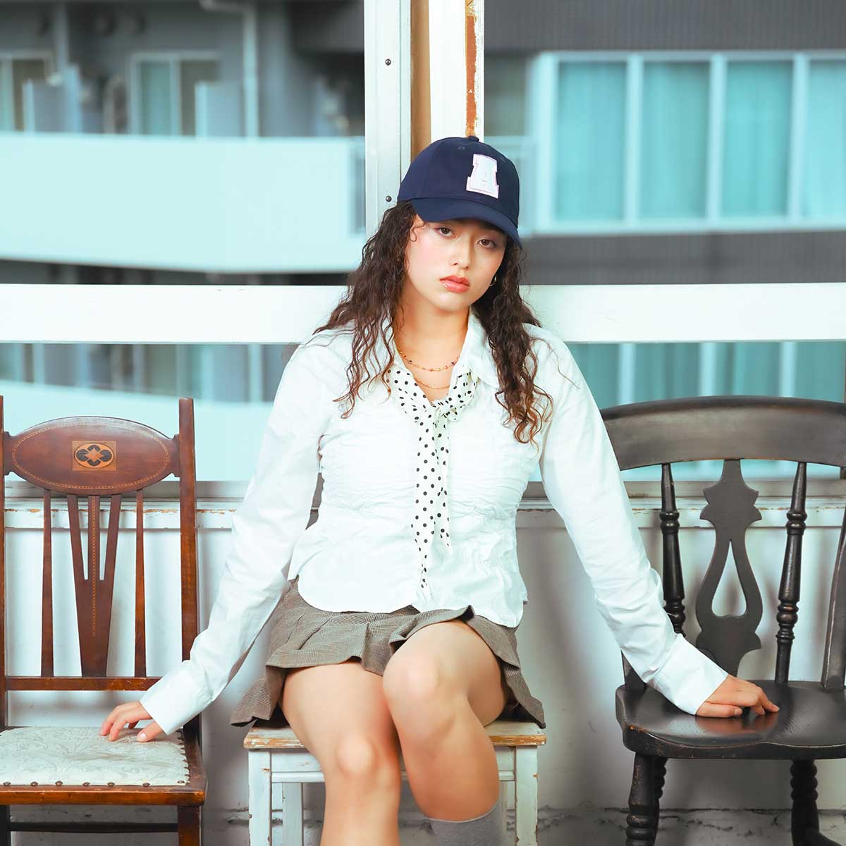 Ai-Bit -  ”A” COLLEGE CAP【AI-LCP07】