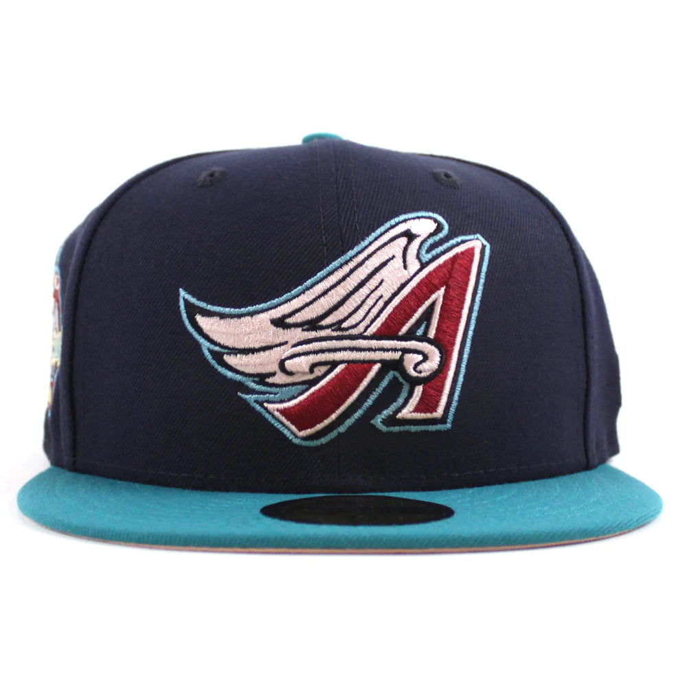 NEW ERA Anaheim Angels - 40TH 59FIFTY NAVY AQUA