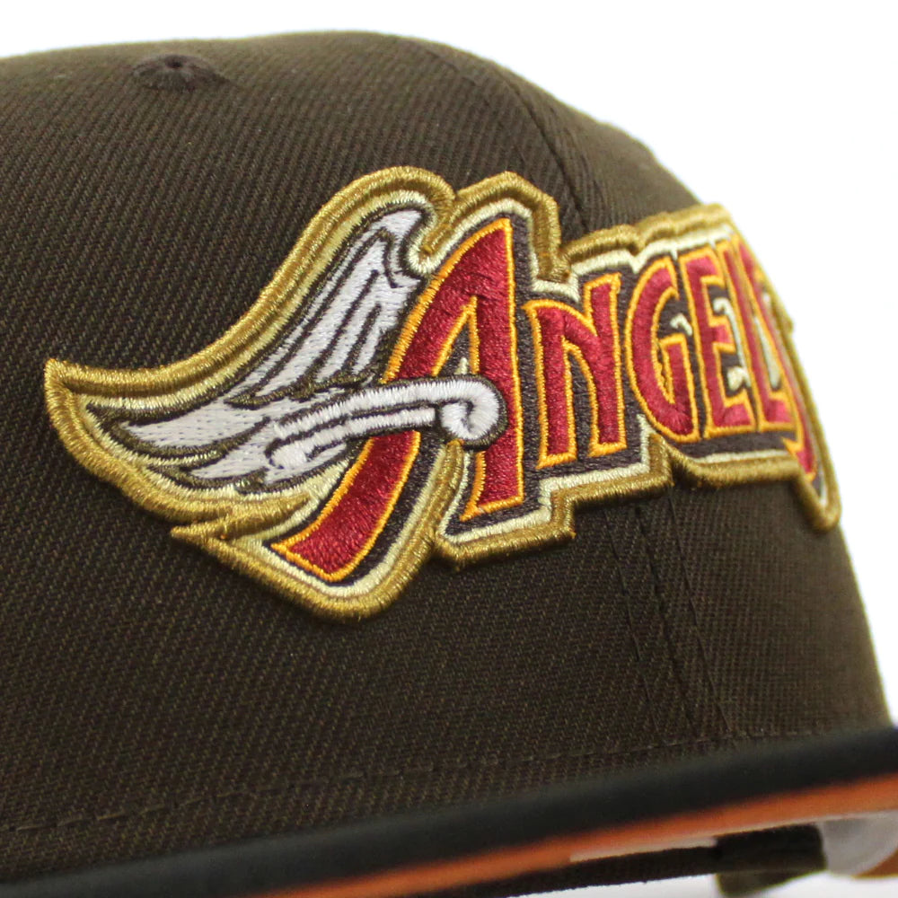 NEW ERA Anaheim Angels - 40TH 59FIFTY WALNUT BLACK RUST ORANGE